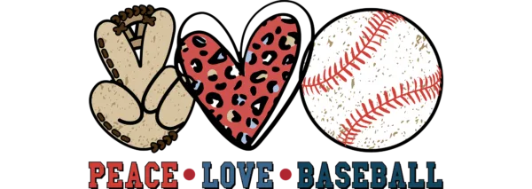 peace love baseball
