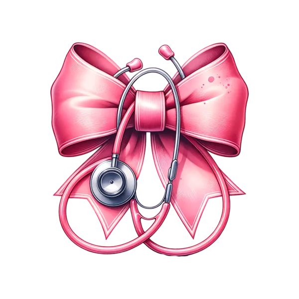 Ping Nurse Stethoscope Coquette decal