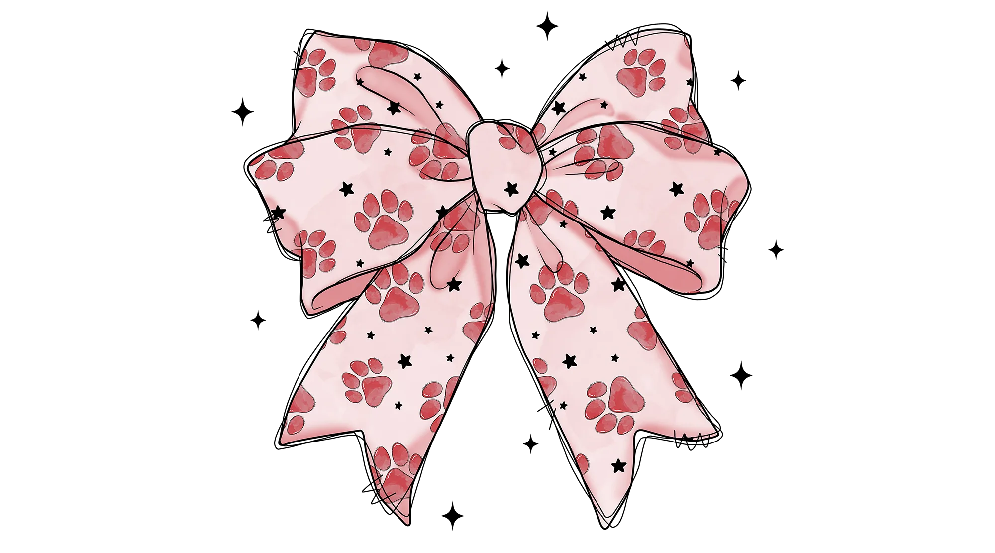 Dog Paw Bow
