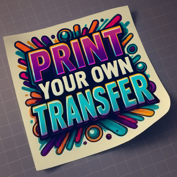 Print Your Own Transfer image representing the ability to print your own transfer at Tree Life Designs