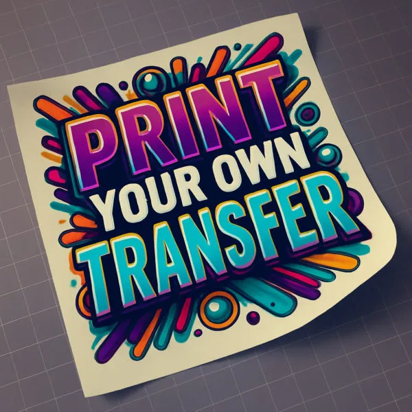Print Your Own Transfer image representing the ability to print your own transfer at Tree Life Designs