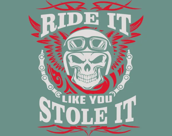 Ride it like you stole it