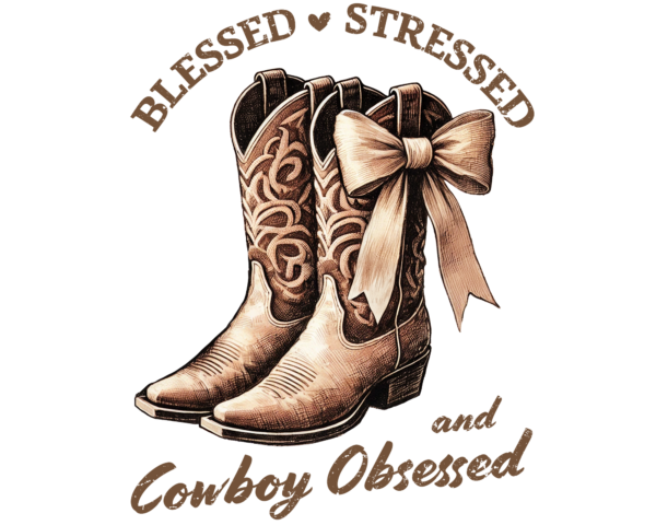 Blessed Stressed and Cowboy Obsessed