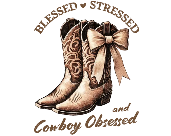 Blessed Stressed and Cowboy Obsessed
