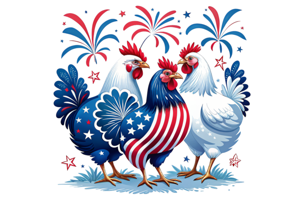 Patriotic Chickens