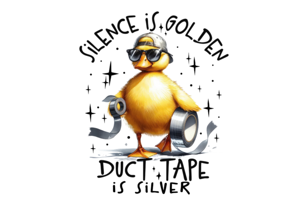 Silence is Golden. Duct Tape is Silver