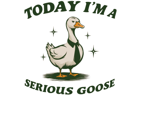 Today I'm a Serious Goose