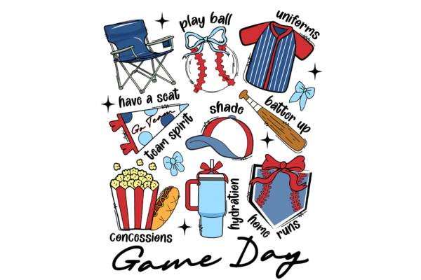 Baseball Game Day Collage