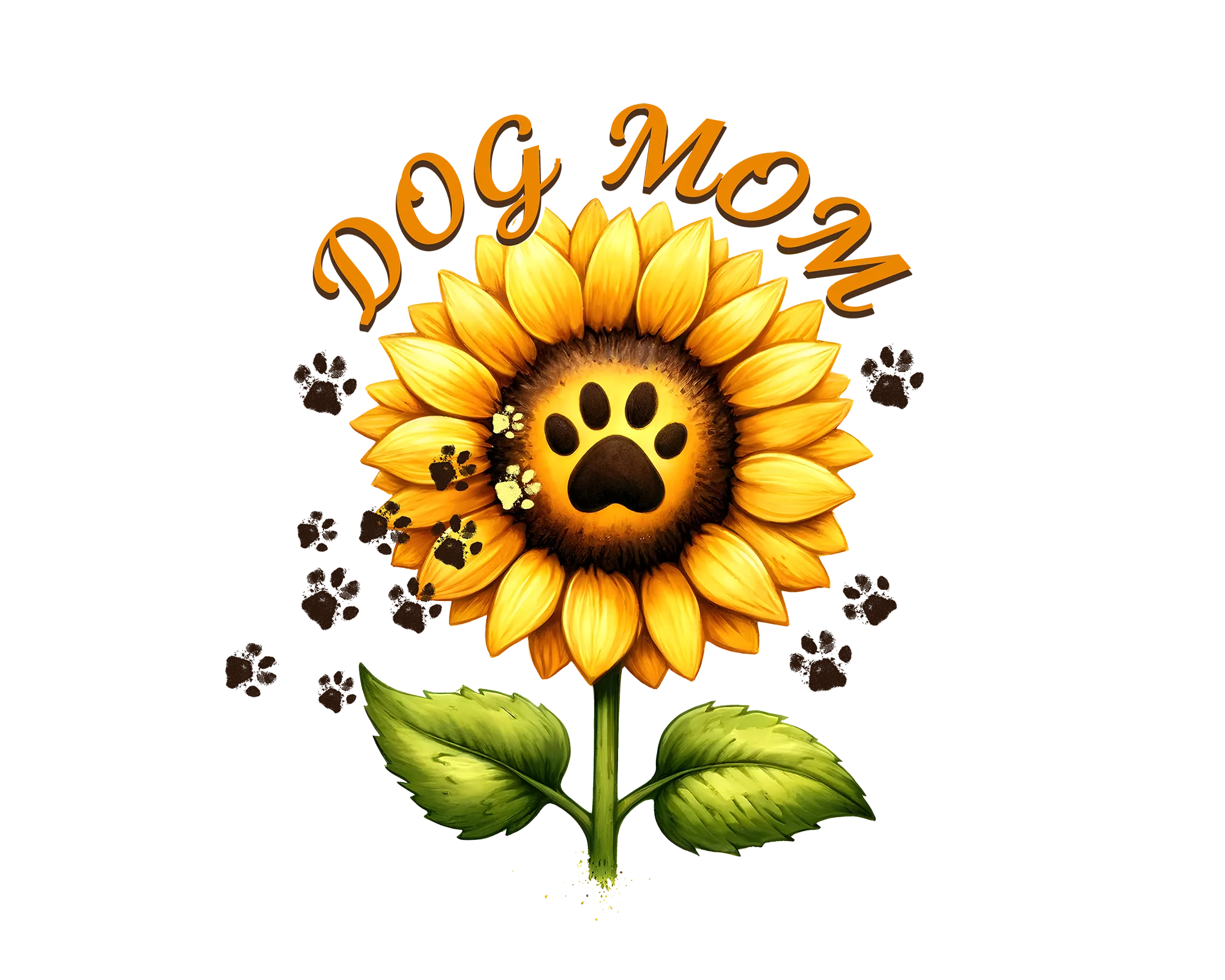 Dog Mom Sunflower
