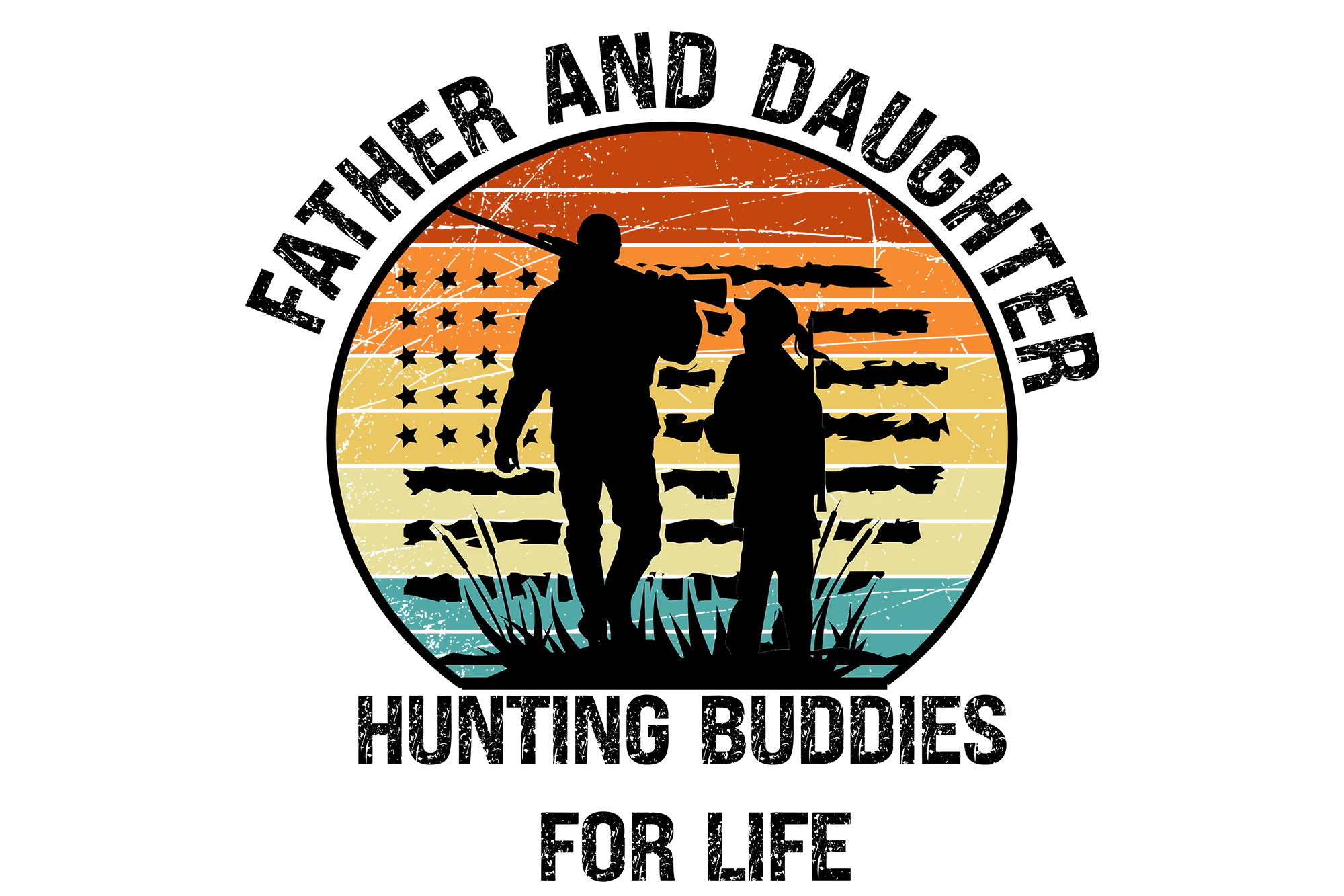 Father Daughter Hunting Buddies
