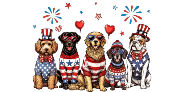 Patriotic Dogs