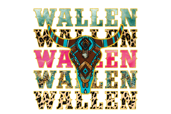 Wallen Stacked with Bull Skull