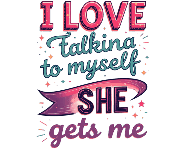 I Love Talking to Myself, She Gets Me