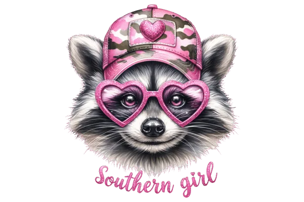 Southern Girl Raccoon