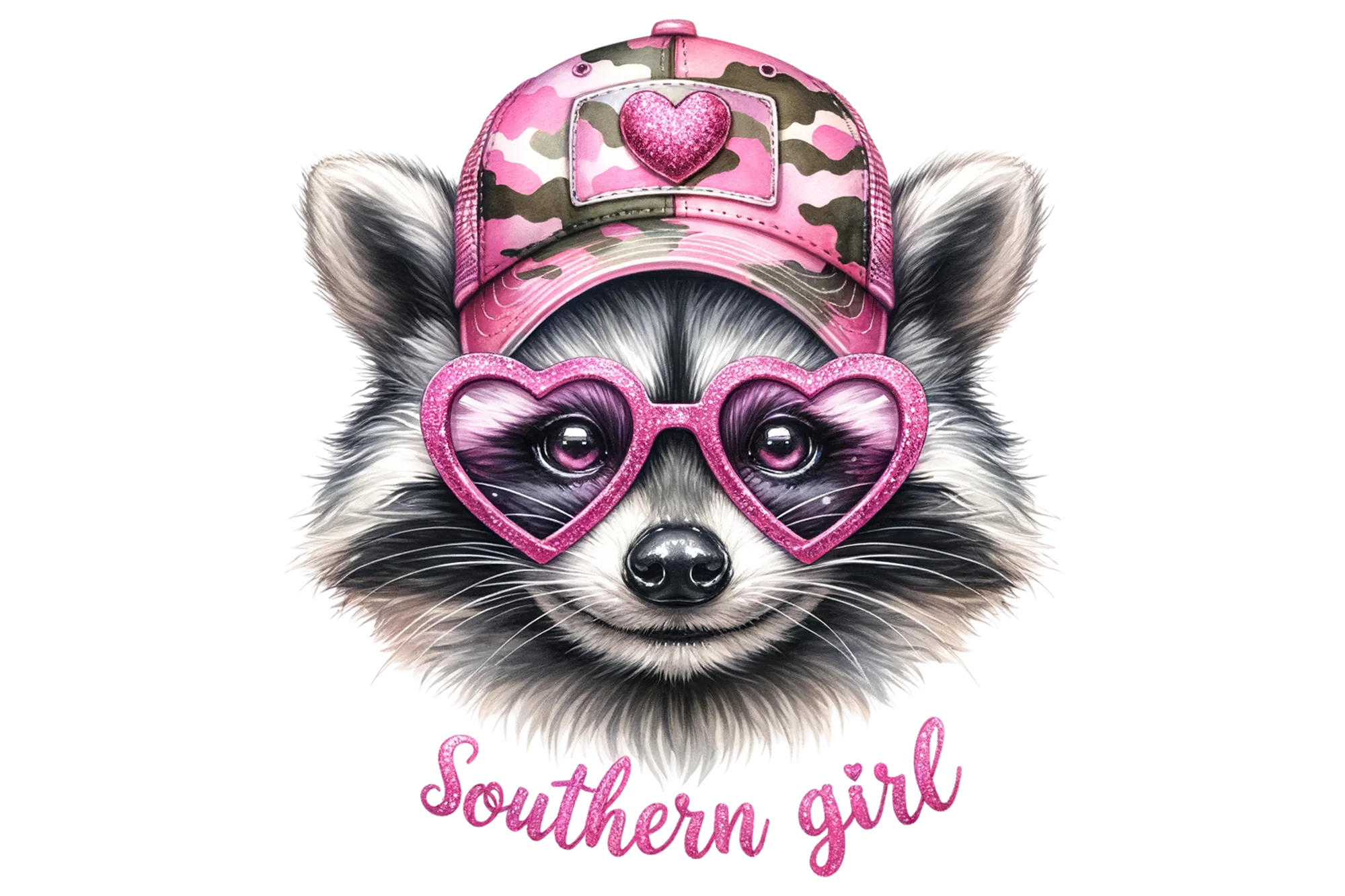 Southern Girl Raccoon
