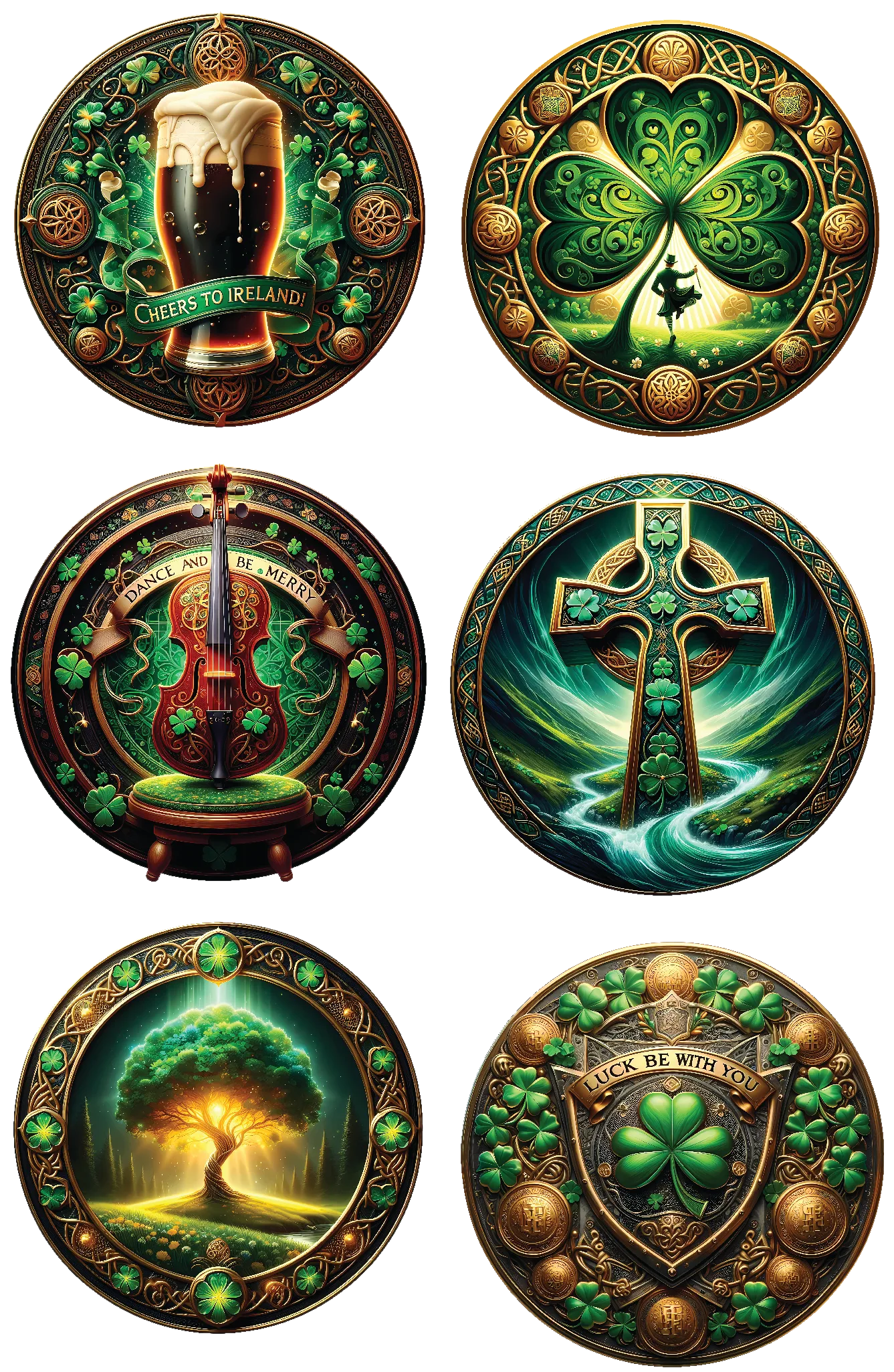 St Patty's Day Gang Sheet - 22" x 60"