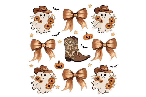 Western Halloween Collage