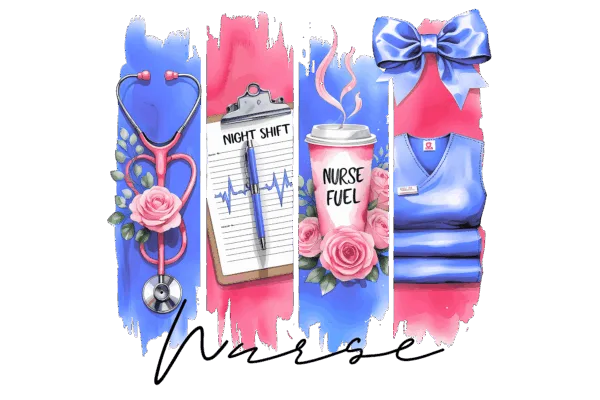 Brushstroke Nurse (black)