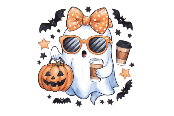 Girl ghost with Sunglasses
