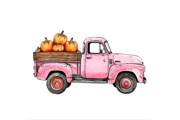 Pink Pumpkin Truck