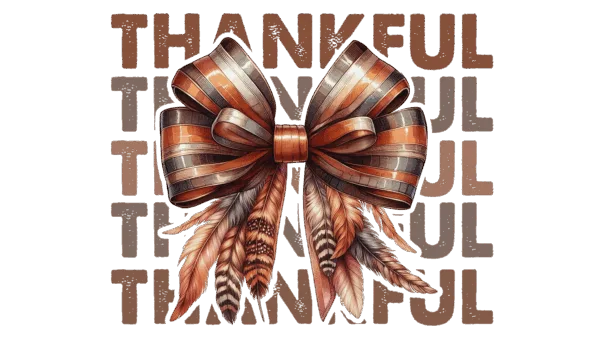 Thankful Stacked with Bow