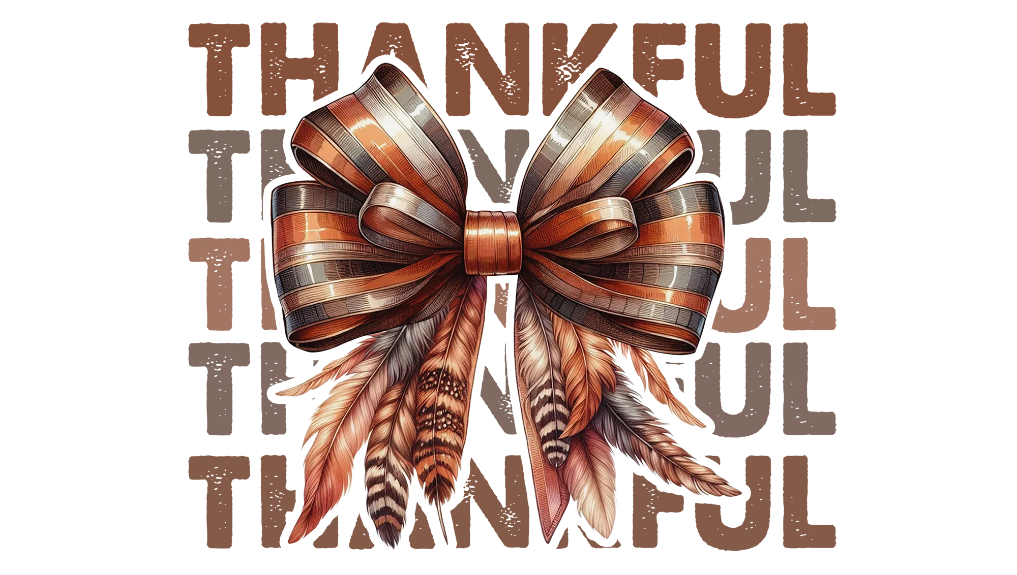 Thankful Stacked with Bow