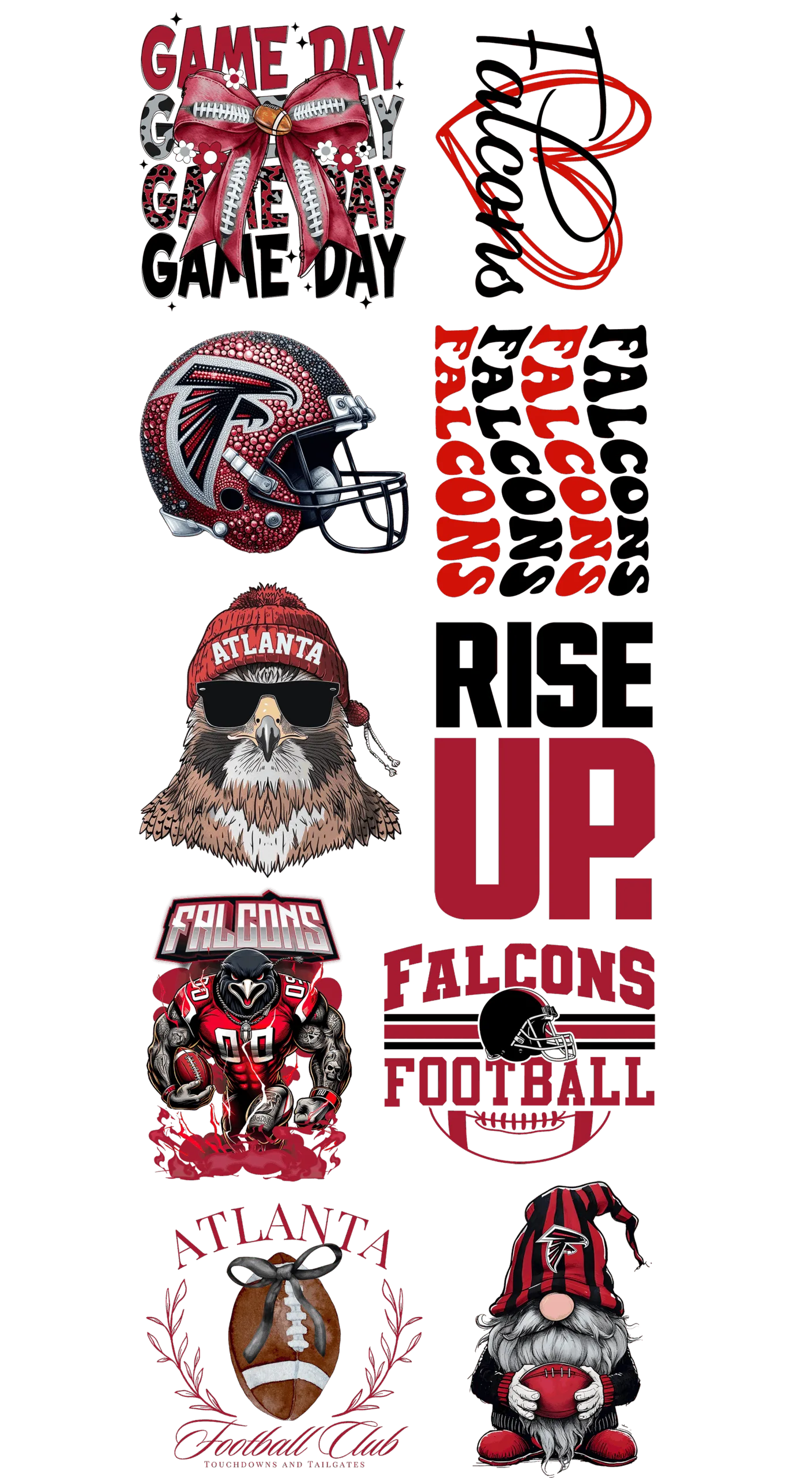 Pre-Made Falcons gang 22x60
