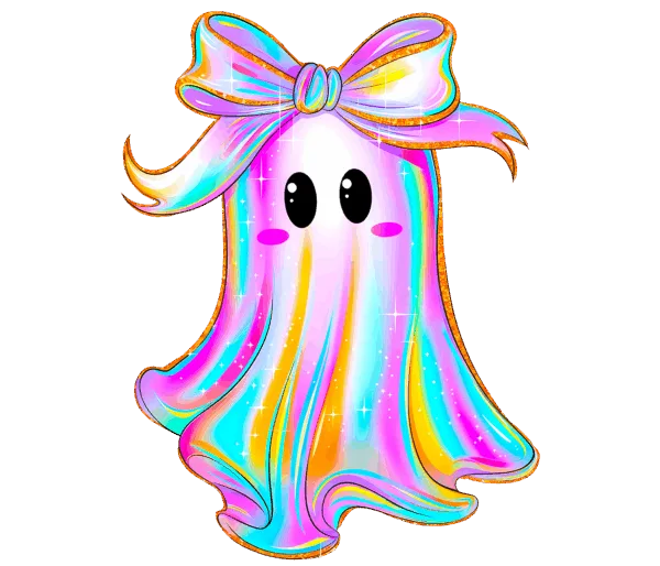 iridescent girl ghost