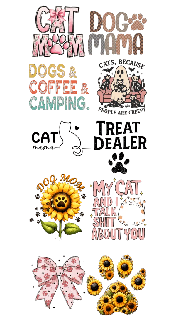 Pre-Made Cat and Dog Lover Gang 22x60