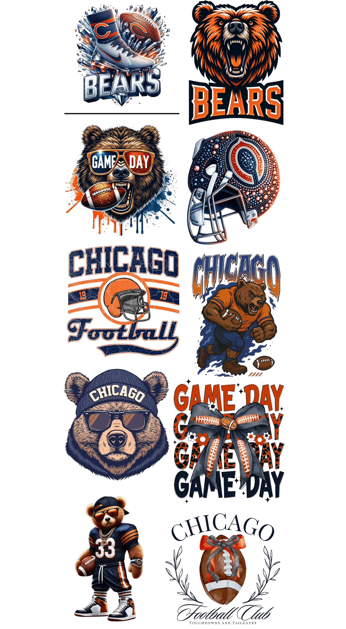 Pre-Made Bears gang 22x60