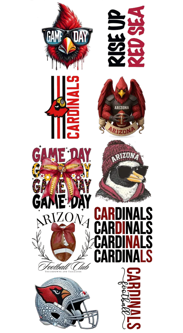 Pre-Made Cardinals gang 22x60