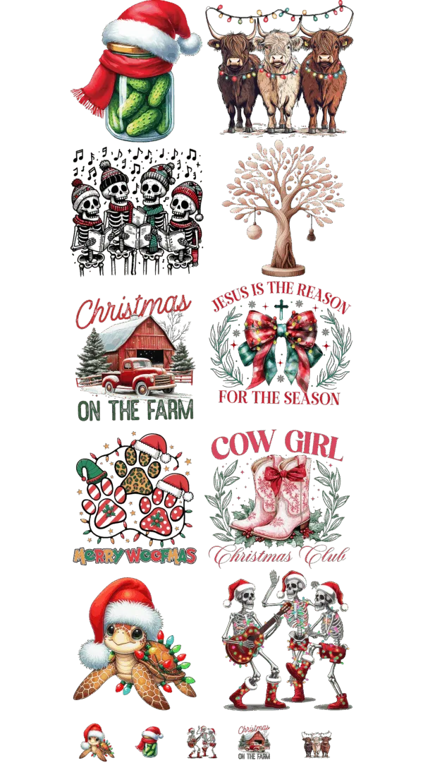 Pre-Made Christmas Gang 22x60