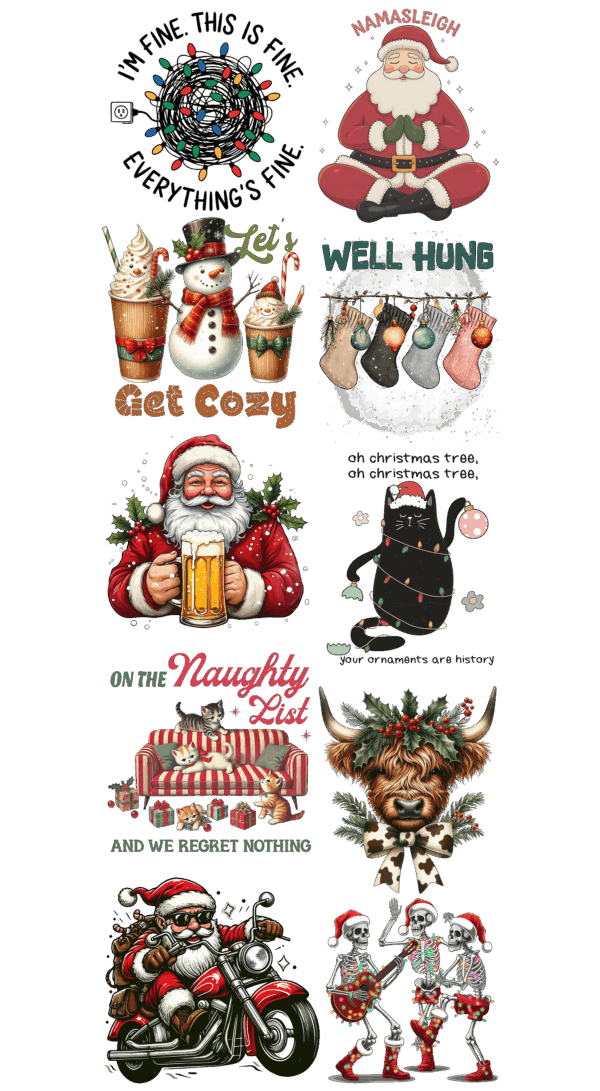 Pre-Made Christmas Variety gang 22x60