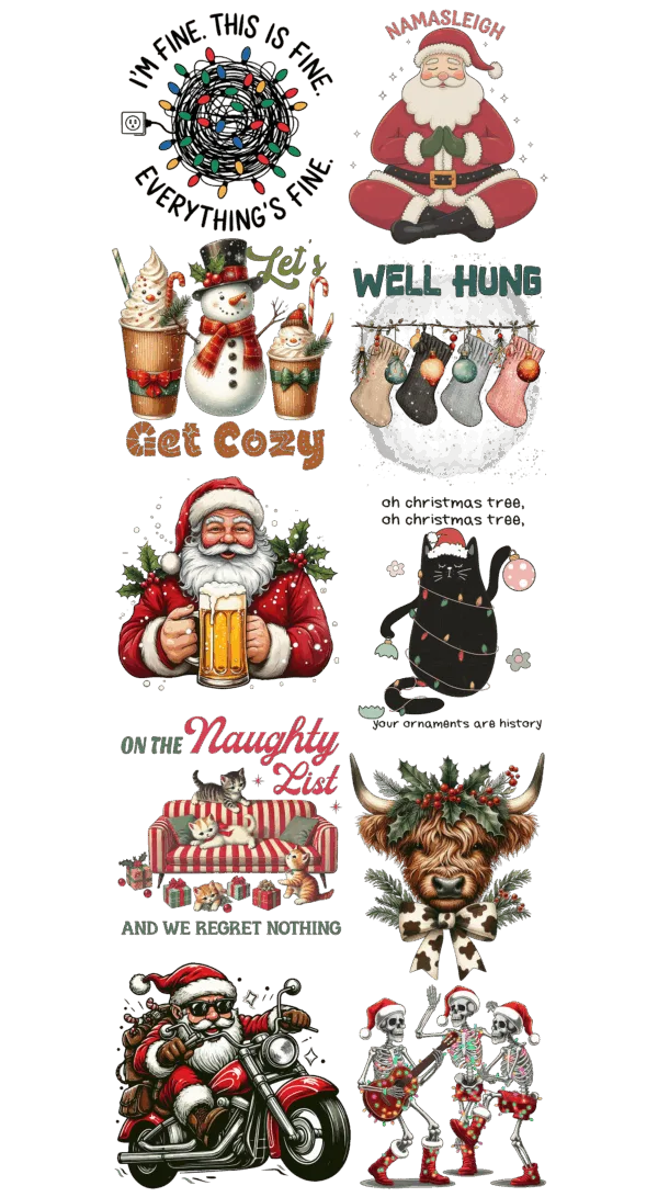 Pre-Made Christmas Variety gang 22x60
