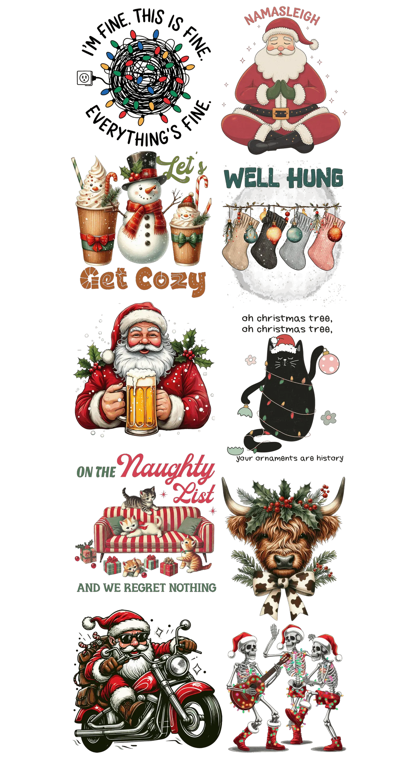 Pre-Made Christmas Variety gang 22x60