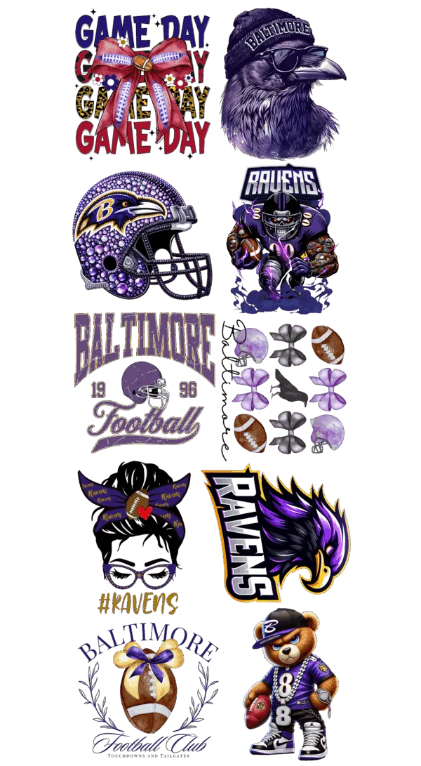 Pre-Made Ravens gang 22x60
