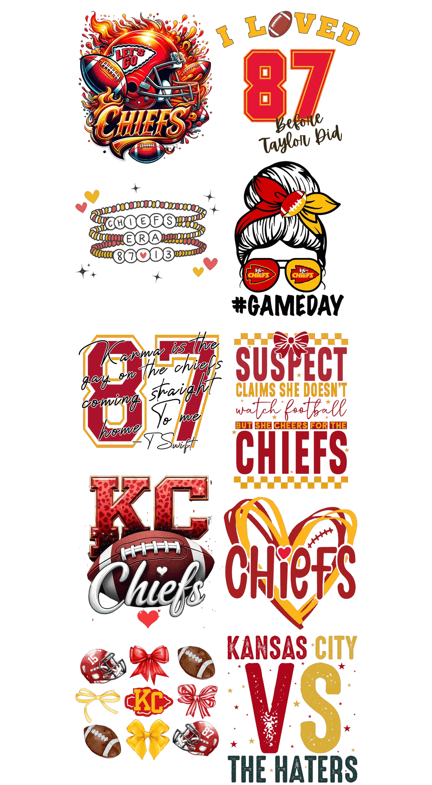 Pre-Made Red and Gold gang 22x60