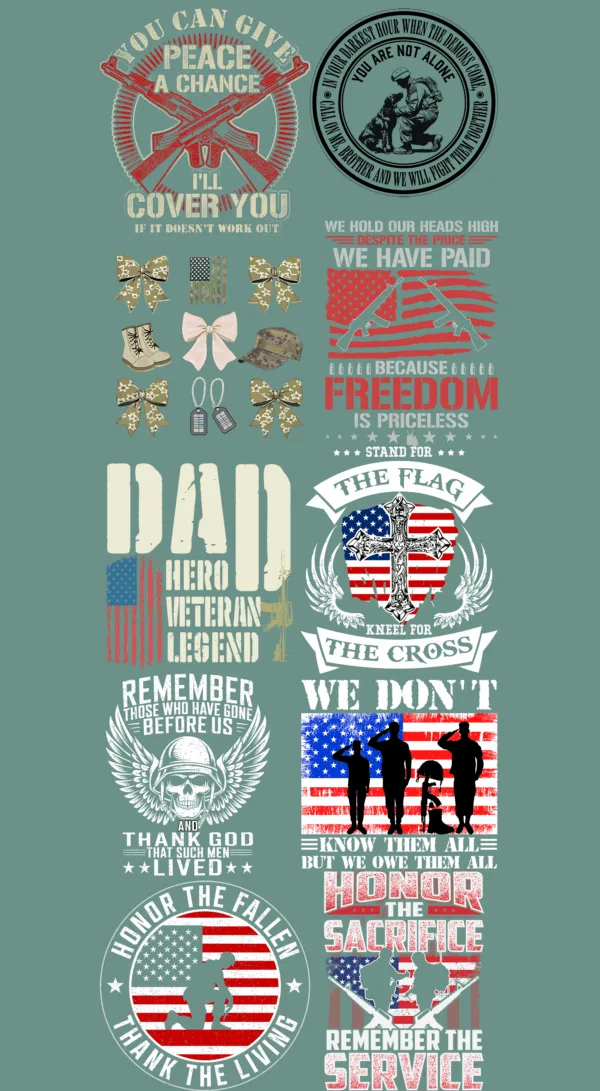 Pre-Made Veteran gang 22x60