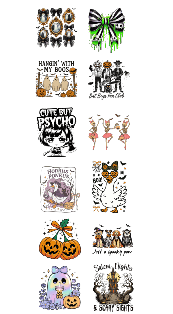 Pre-Made Youth Halloween 2 gang 22x60