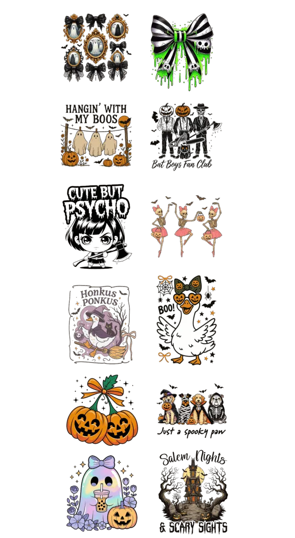 Pre-Made Youth Halloween 2 gang 22x60
