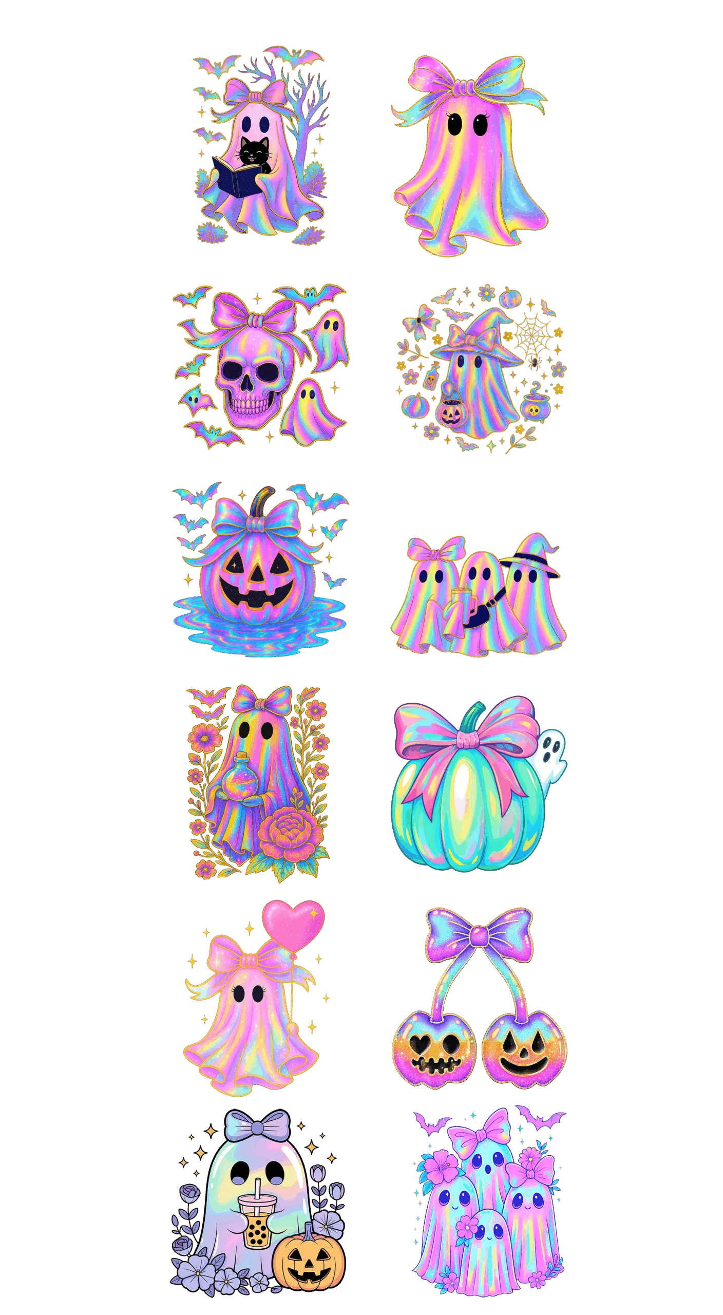 Pre-Made Youth Iridescent gang 22x60