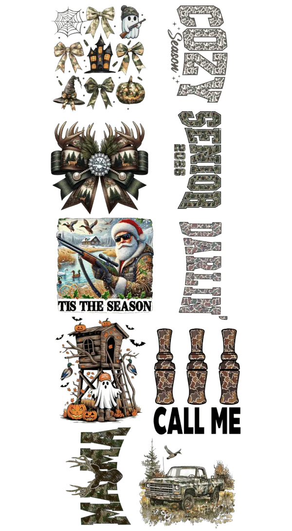 Pre-Made Camo Season gang 22x60