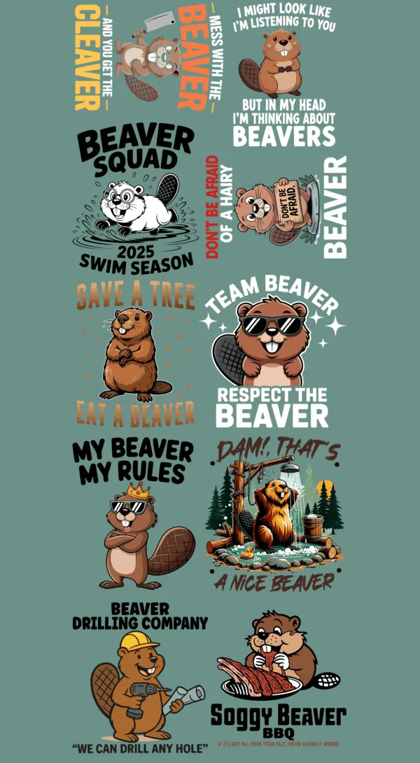 Pre-Made Dirty Beaver gang 22x60