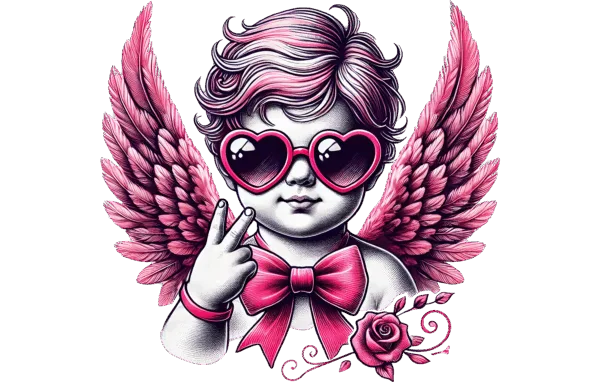 Angel with Glasses 2