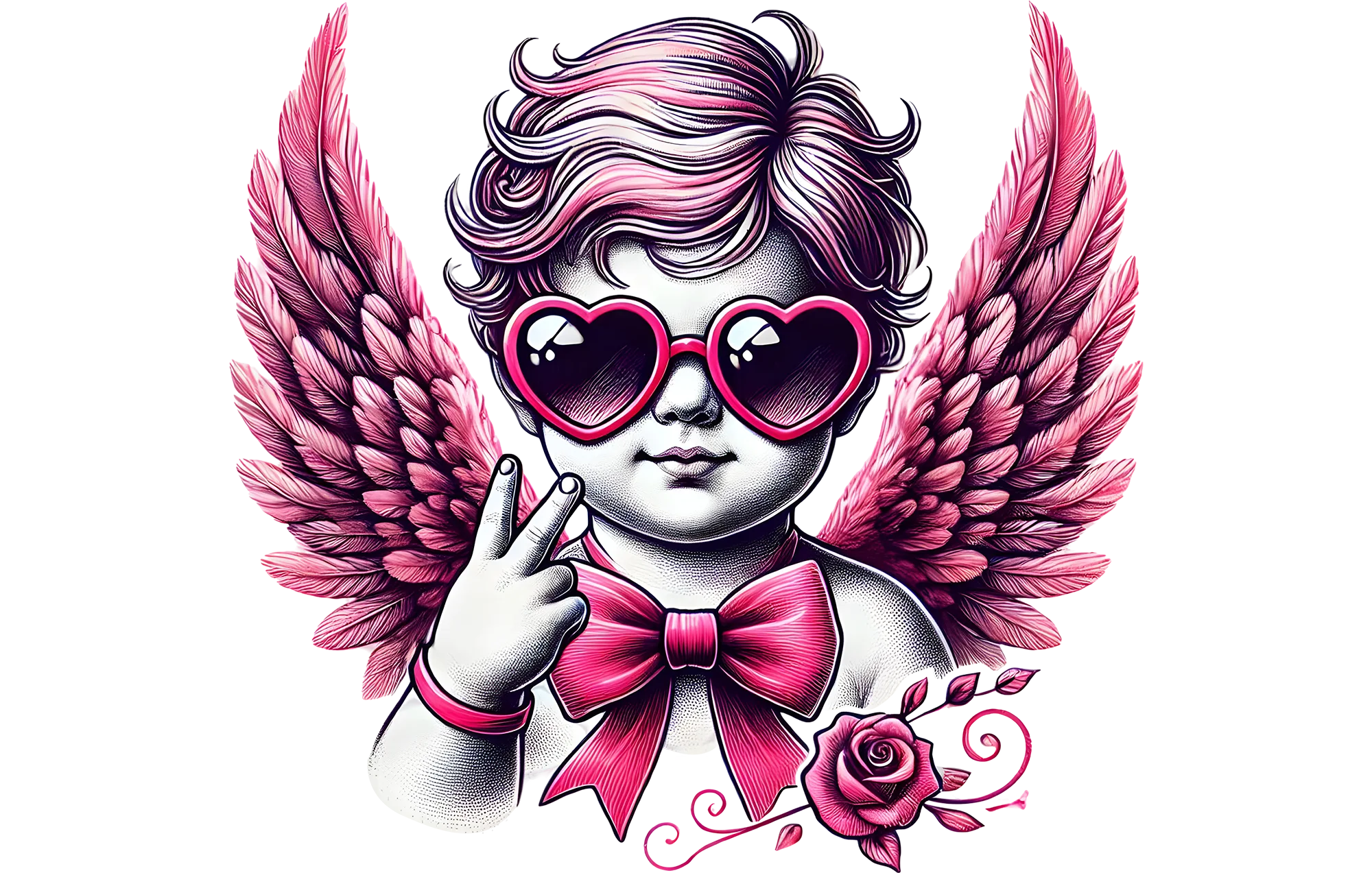 Angel with Glasses 2