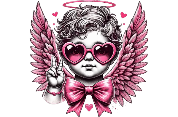 Angel with Glasses 3