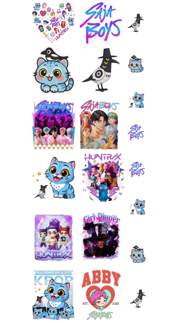 Pre-Made K-Pop Deman gang 22x60