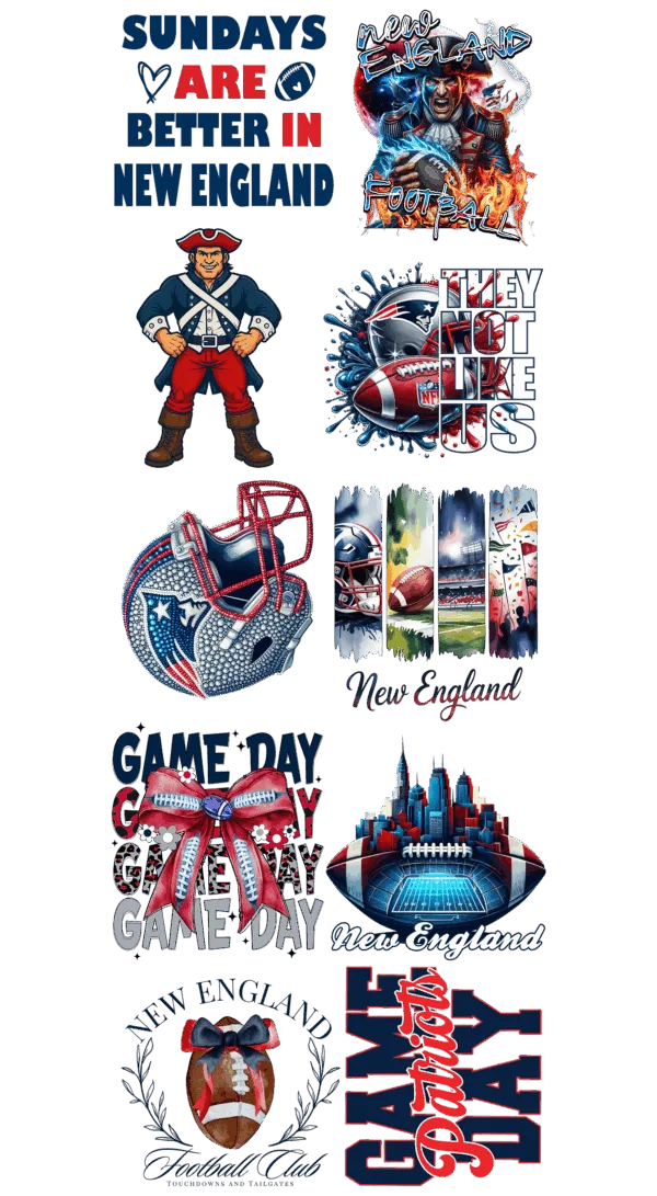 Pre-Made Patriots gang 22x60