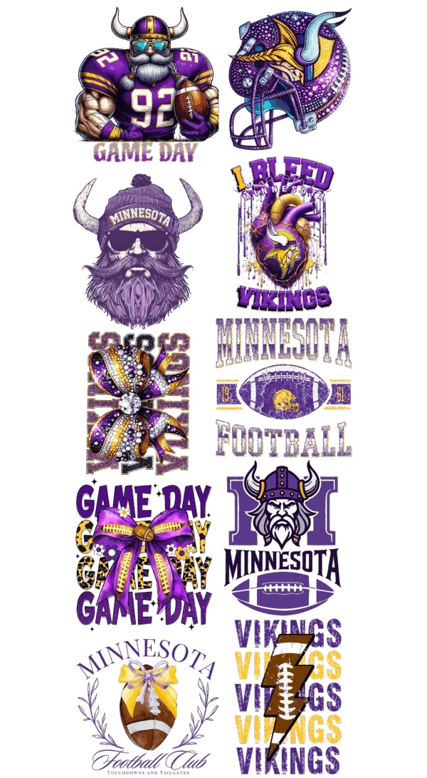 Pre-Made Vikings gang 22x60