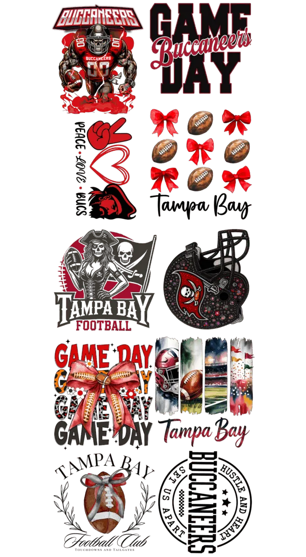 Pre-Made Buccaneers gang 22x60